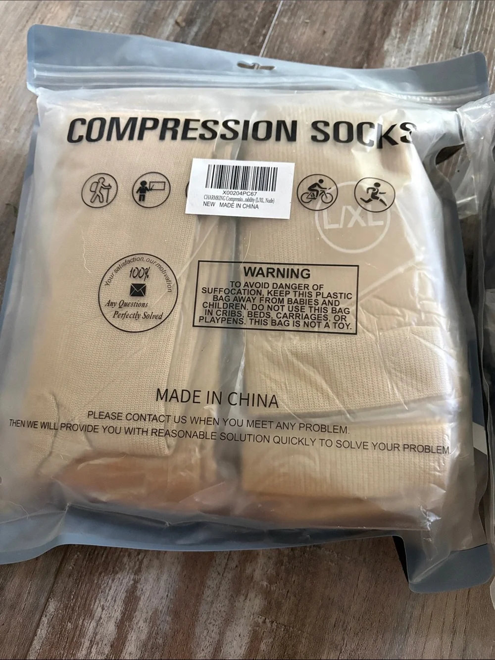Compression Socks Women's Varicose Veins Anti-Fatigue Flight Travel Lot